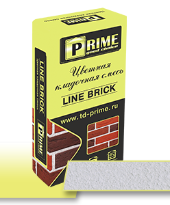 
                      Цветная кладочная смесь Prime "Line Brick", Белая 25 кг